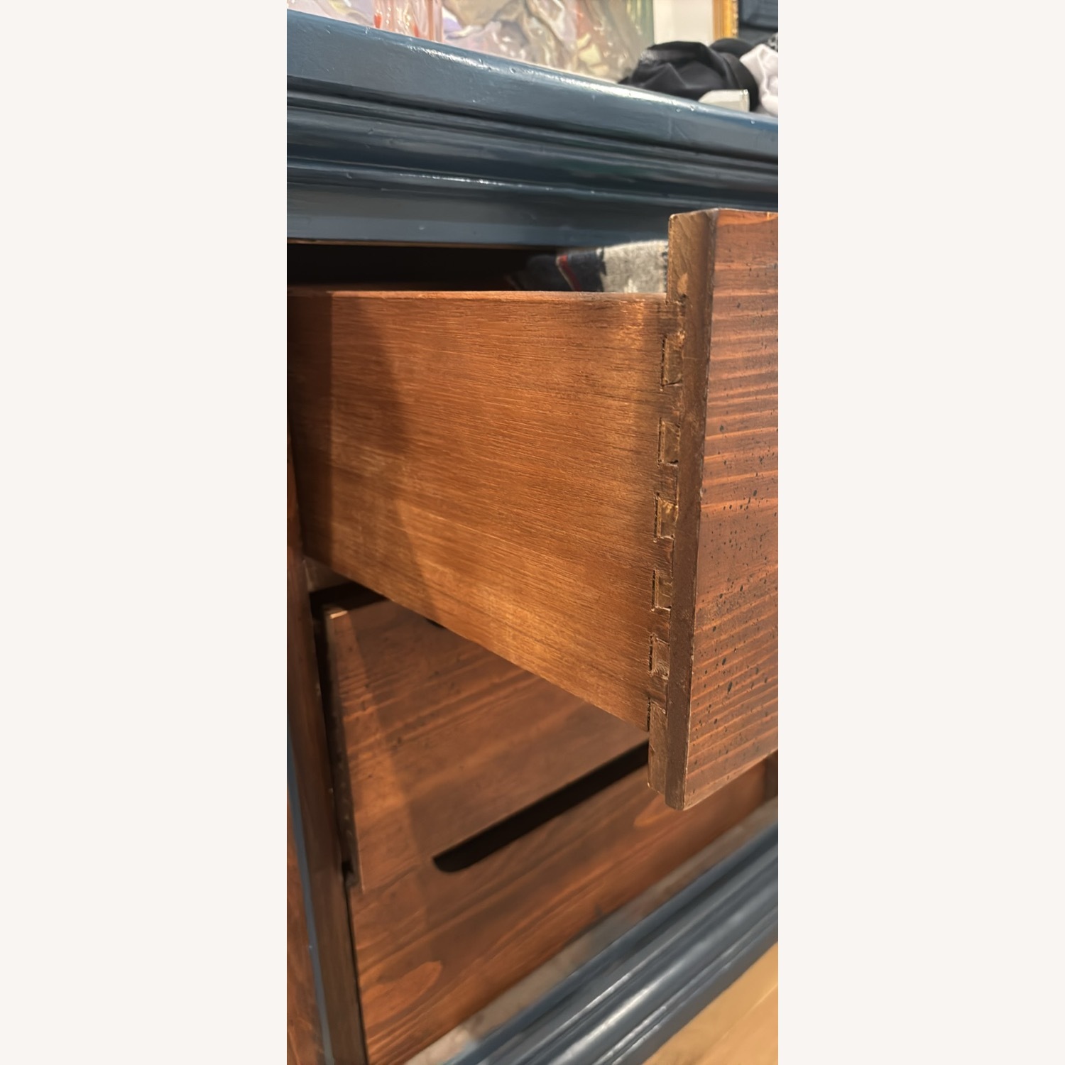 Blue Wood Sideboard - image-4