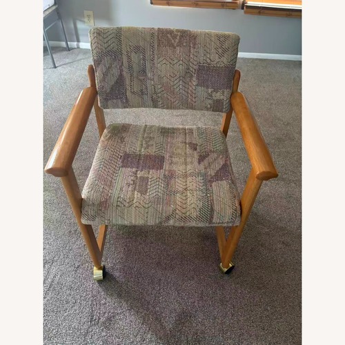Used Dining Chair With Casters for sale on AptDeco