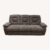 Dark Gray Fabric 3+ Seater Sofa