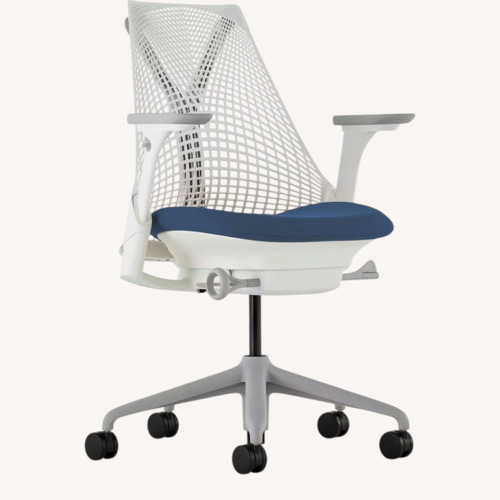 Used Herman Miller Sayl White Office Chair for sale on AptDeco
