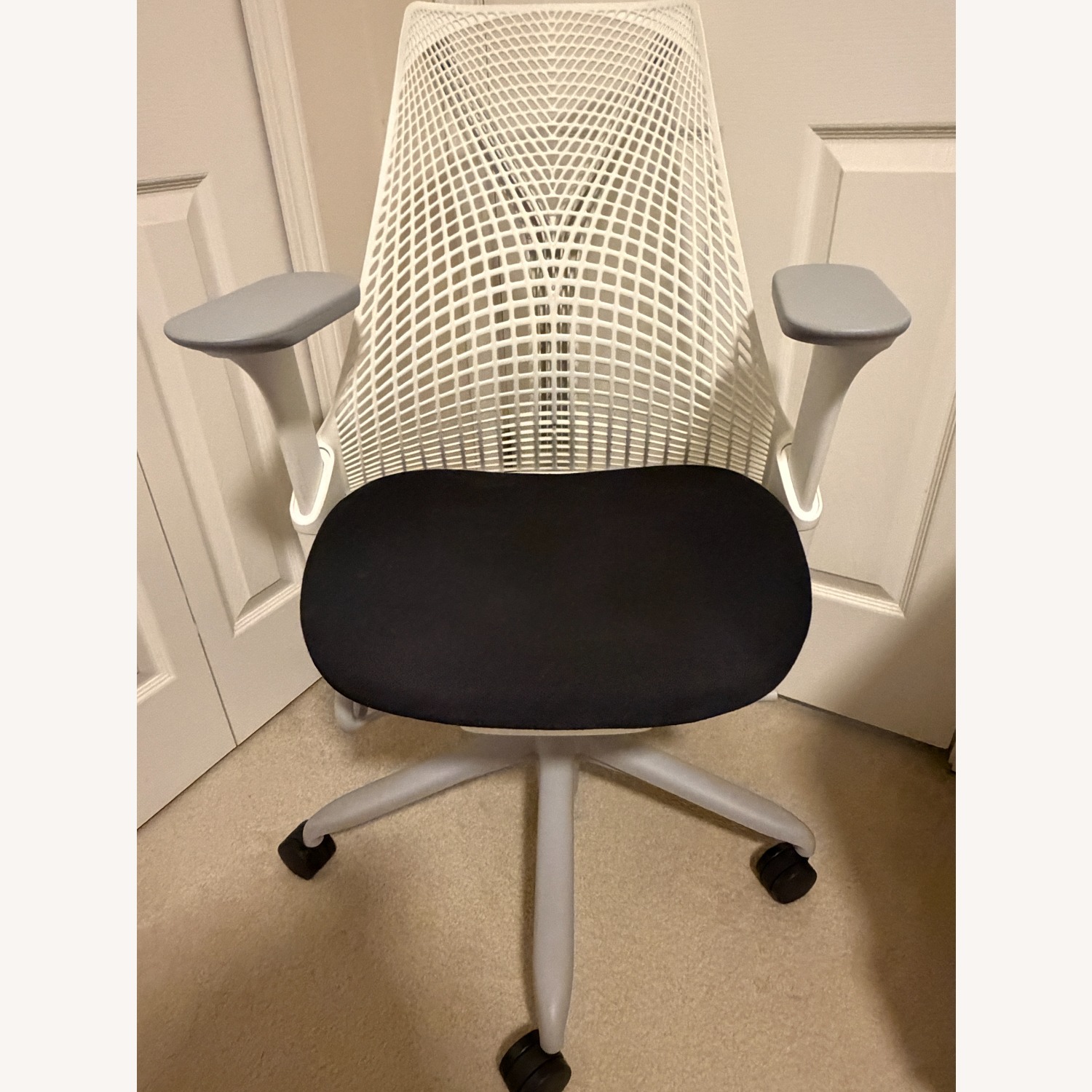Herman Miller Sayl White Office Chair - image-1