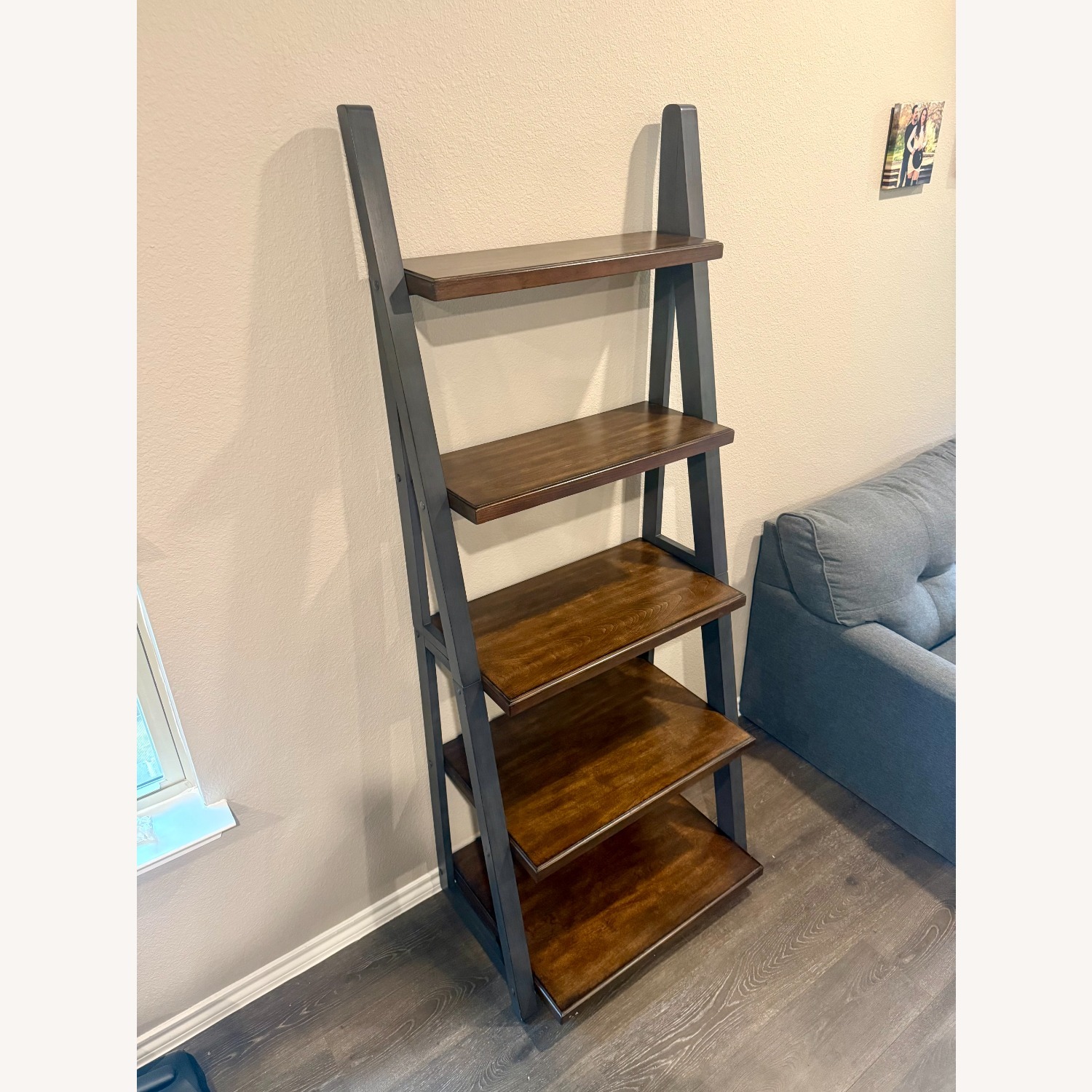 Ashcroft Dark Brown Wood Bookcase - image-3