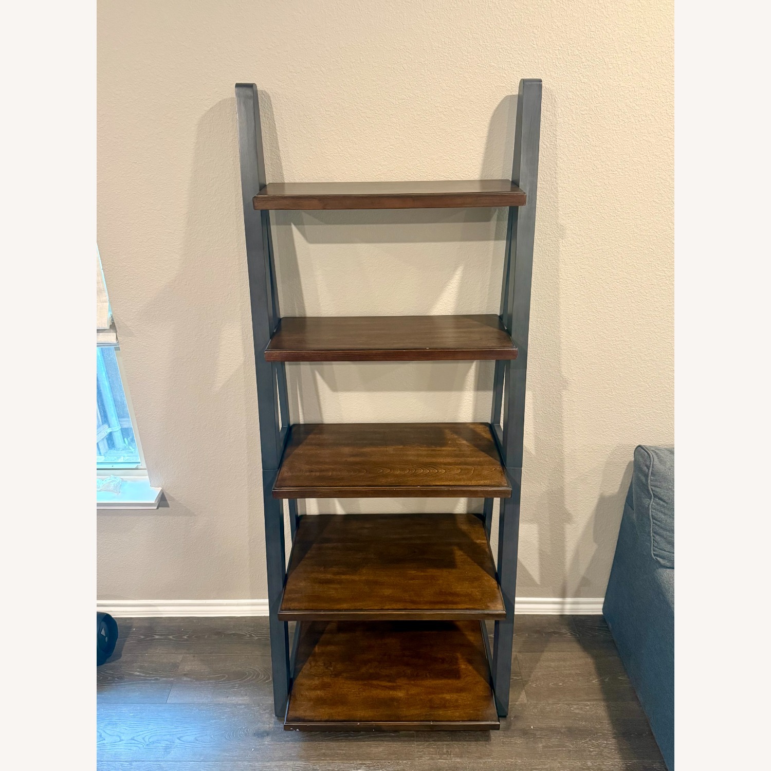 Ashcroft Dark Brown Wood Bookcase - image-2