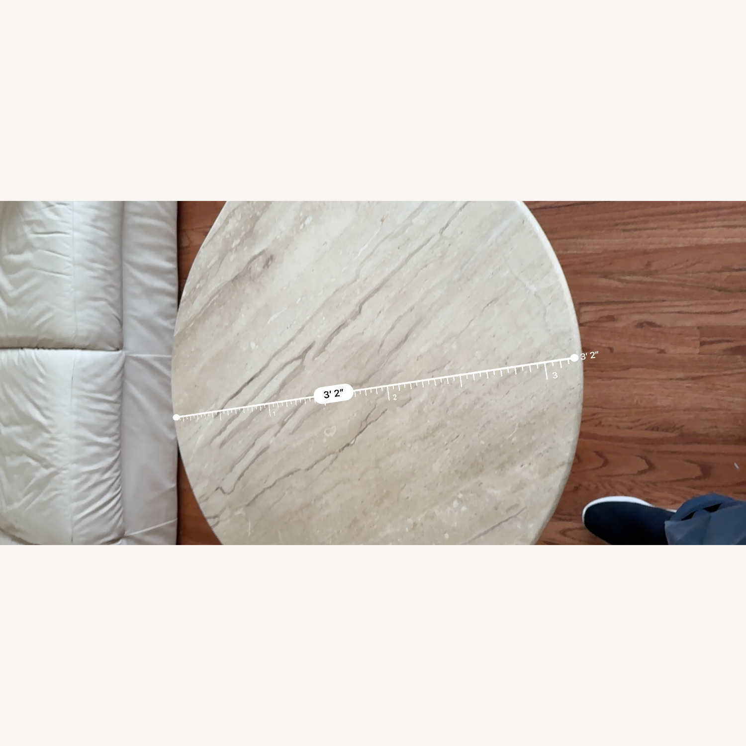 Vintage Italian Travertine Coffee Table - image-6