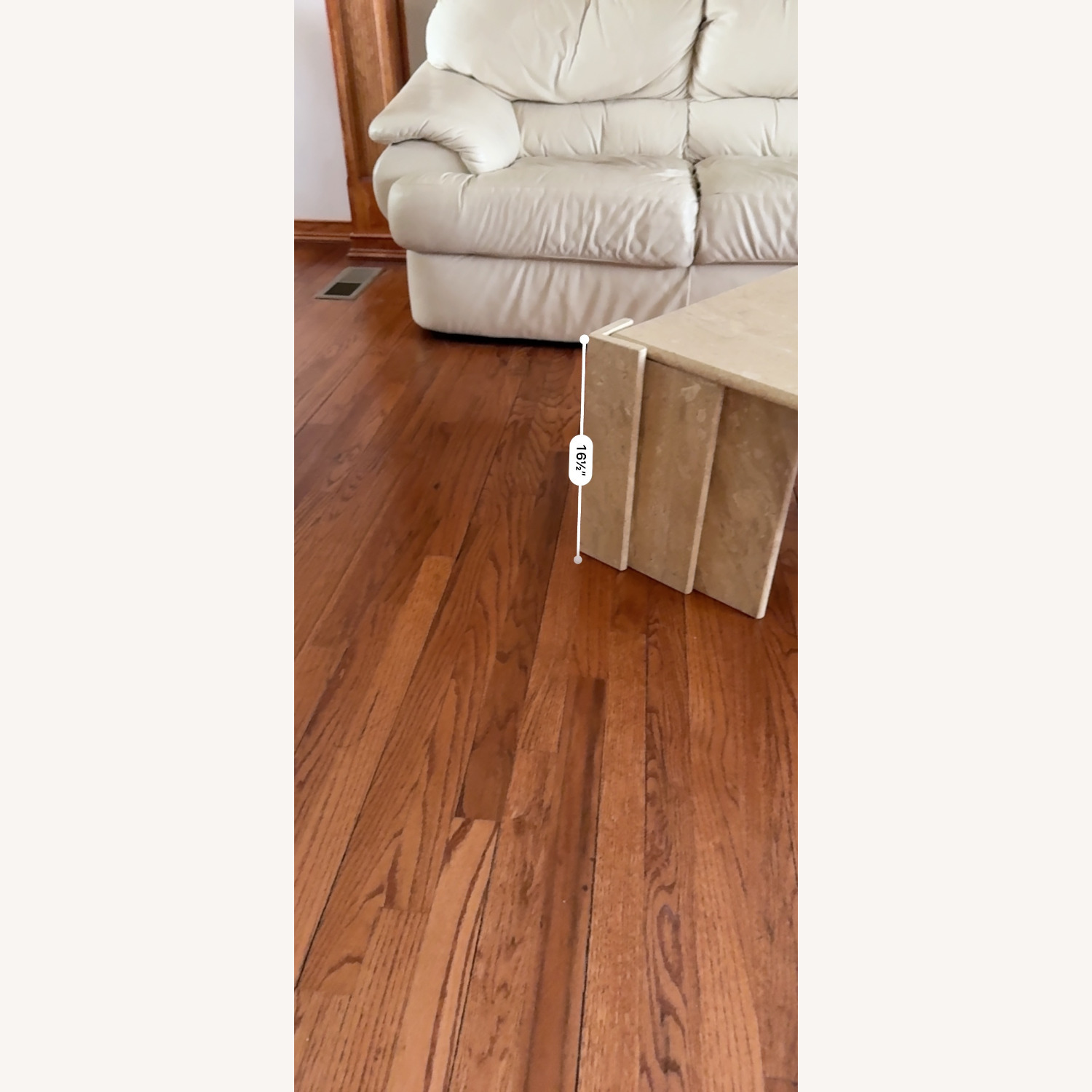 Vintage Italian Travertine Coffee Table - image-5