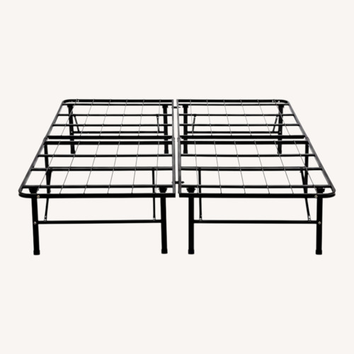 Used Amazon Bed Frame Foldable Queen for sale on AptDeco