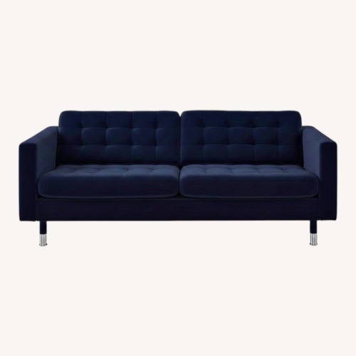 Used IKEA Morabo Dark Blue Sofa for sale on AptDeco