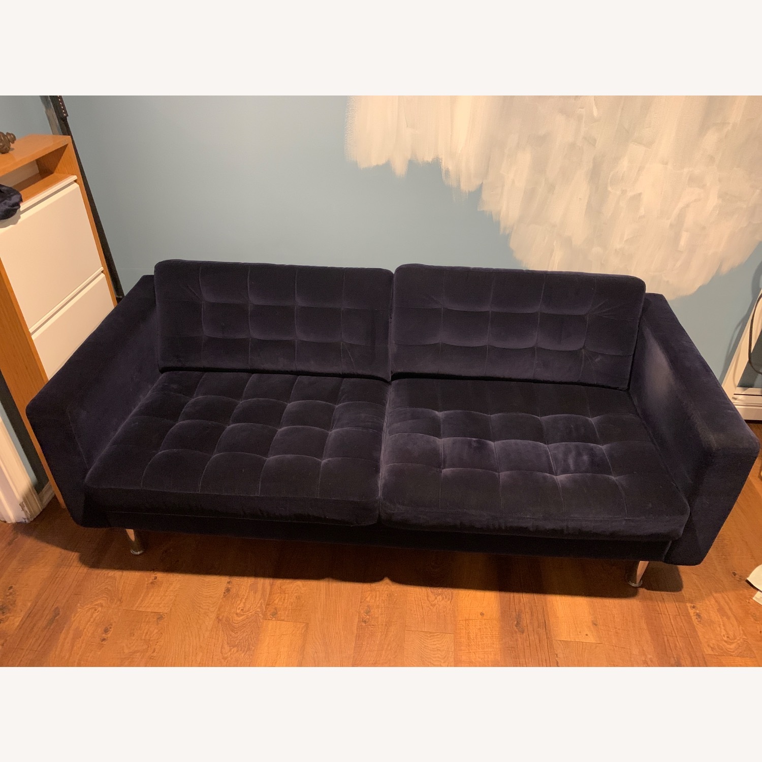 IKEA Morabo Dark Blue Sofa - image-1