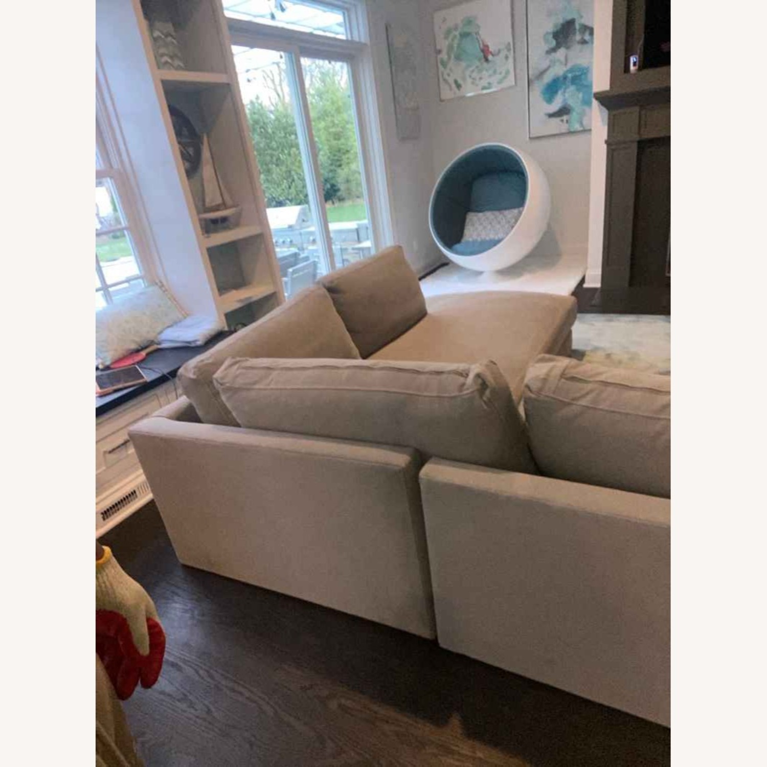 West Elm Haven Gray Sectional - image-7