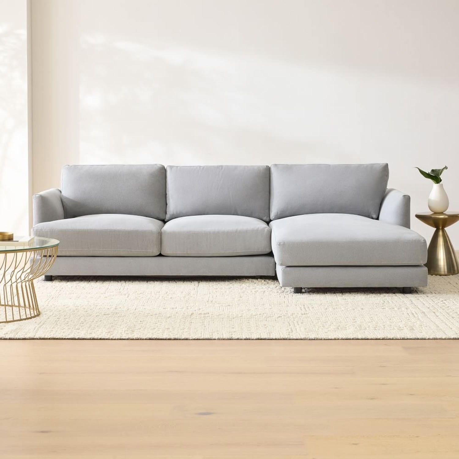 West Elm Haven Gray Sectional - image-1