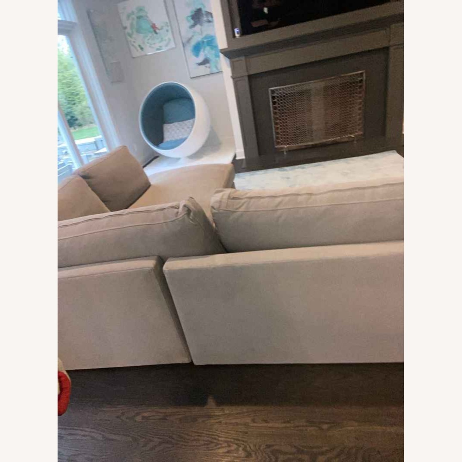 West Elm Haven Gray Sectional - image-8