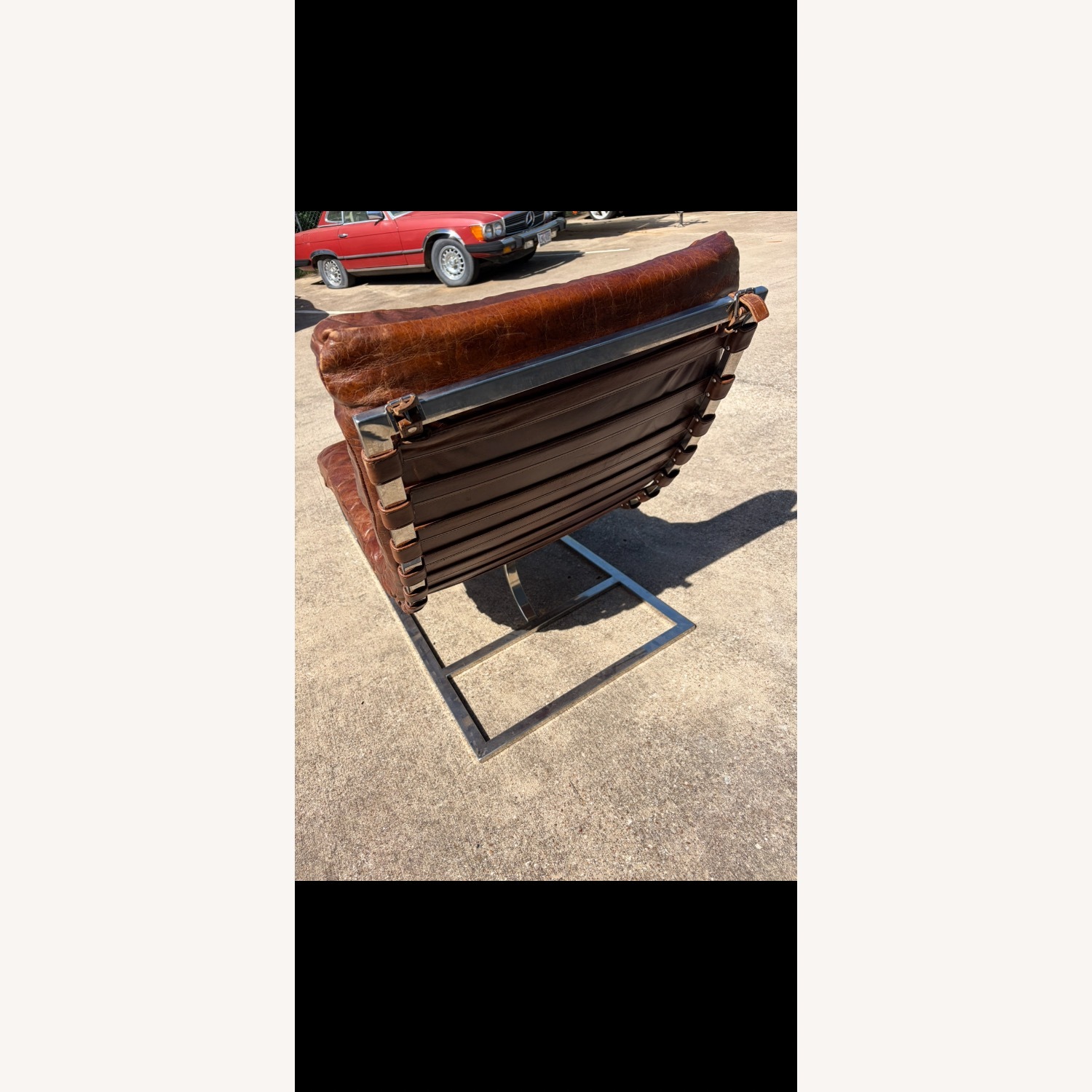 Restoration Hardware Dark Brown Chaise Lounge - image-5