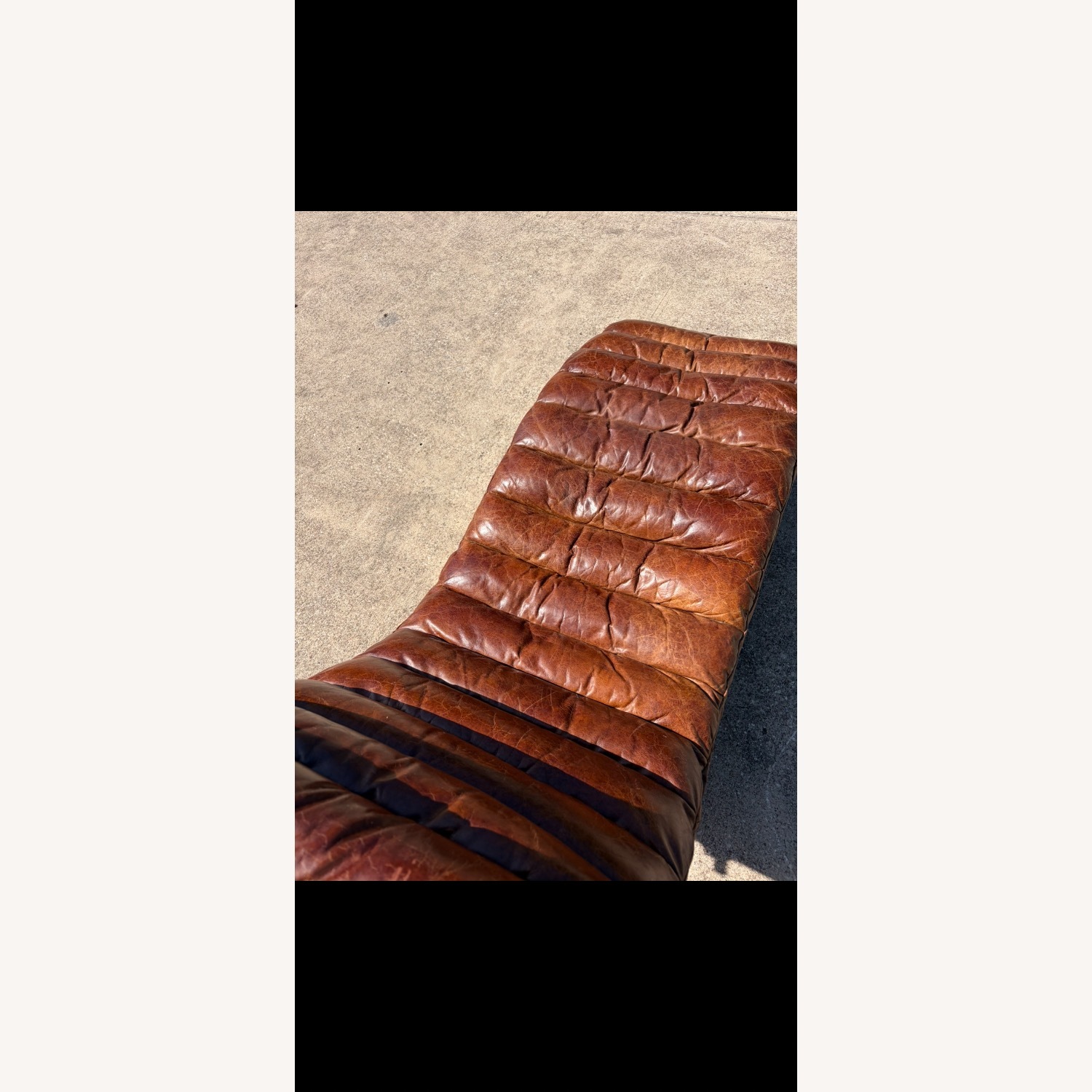 Restoration Hardware Dark Brown Chaise Lounge - image-6