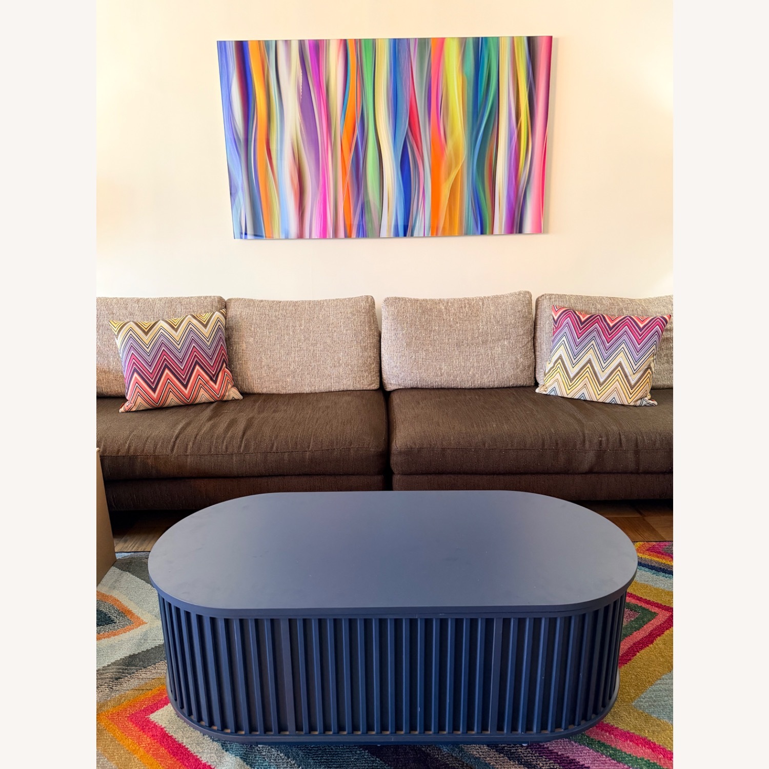 Della Robbia Dark Brown 2 Piece Sectional - image-2