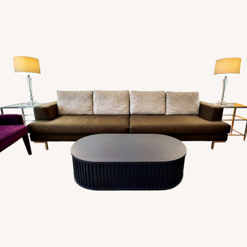 Used Della Robbia Dark Brown 2 Piece Sectional for sale on AptDeco