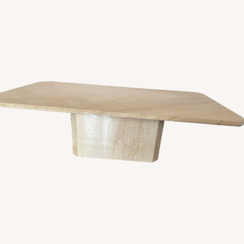 Used Travertine Coffee Table for sale on AptDeco