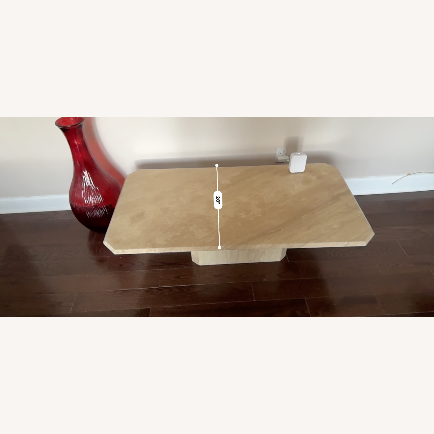 Travertine Coffee Table - image-5