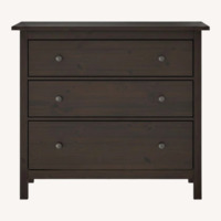 IKEA Hemnes Dark Brown Wood Dresser