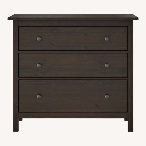 Used IKEA Hemnes Dark Brown Wood Dresser for sale on AptDeco
