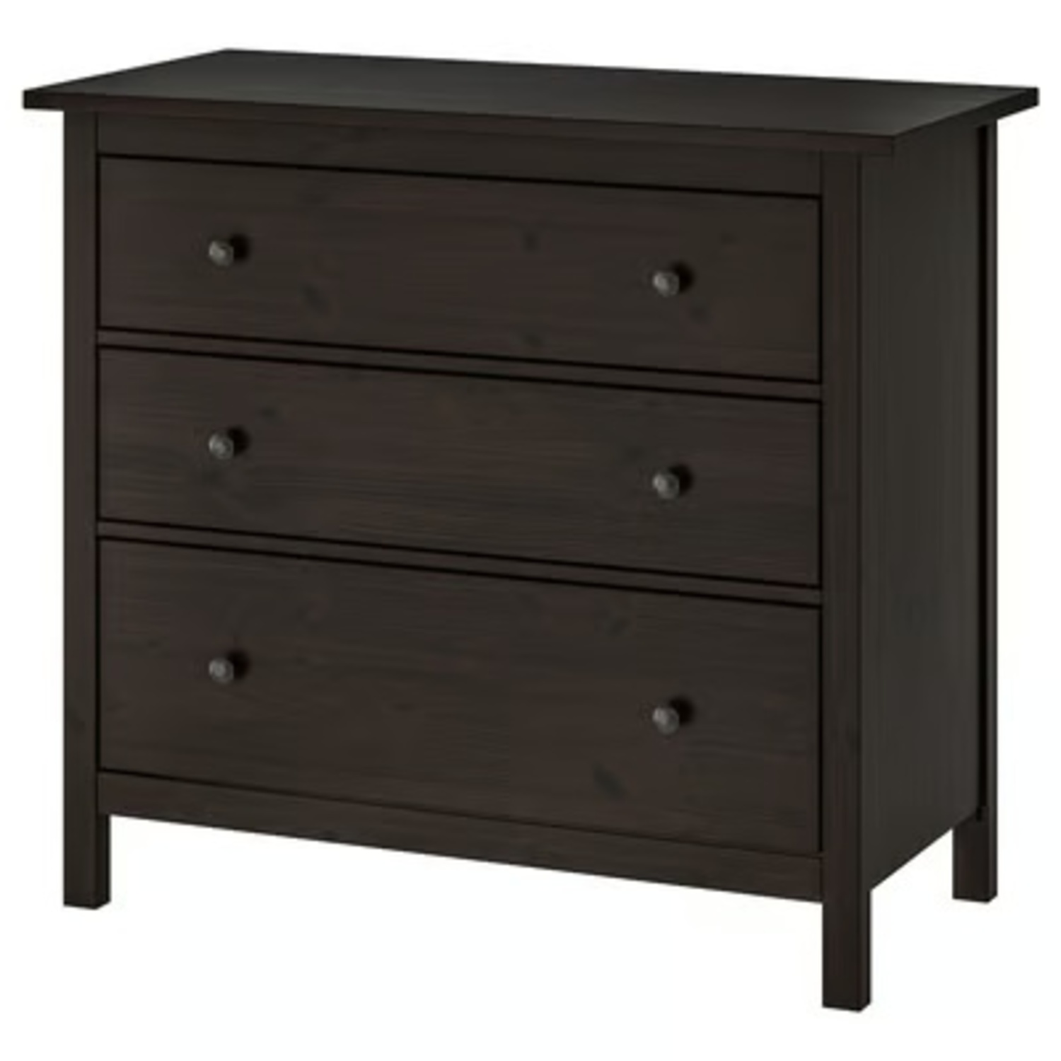 IKEA Hemnes Dark Brown Wood Dresser - image-4
