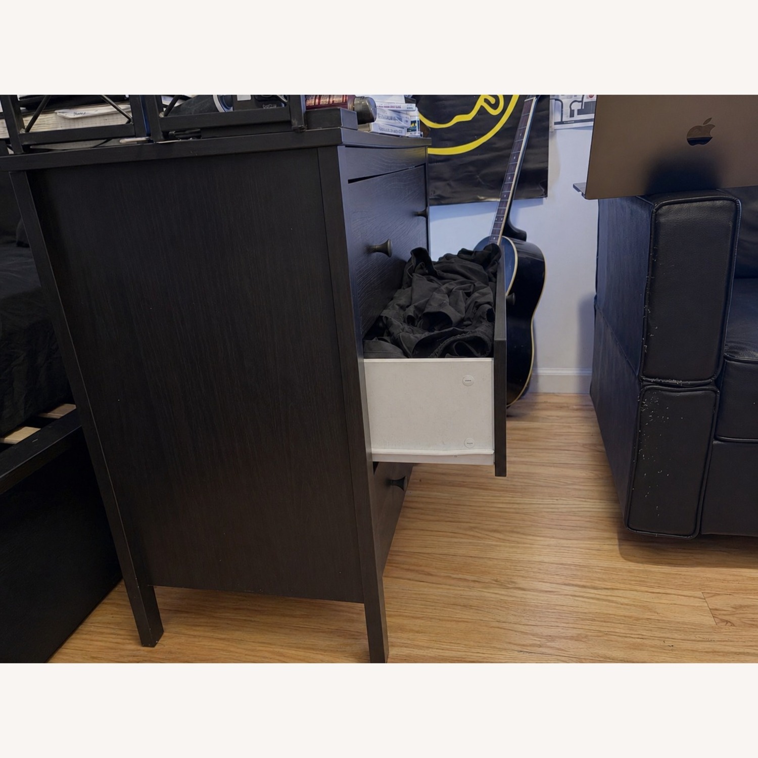 IKEA Hemnes Dark Brown Wood Dresser - image-2