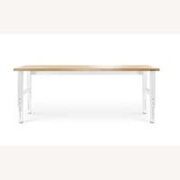 Home Depot Gladiator White Metal Desk