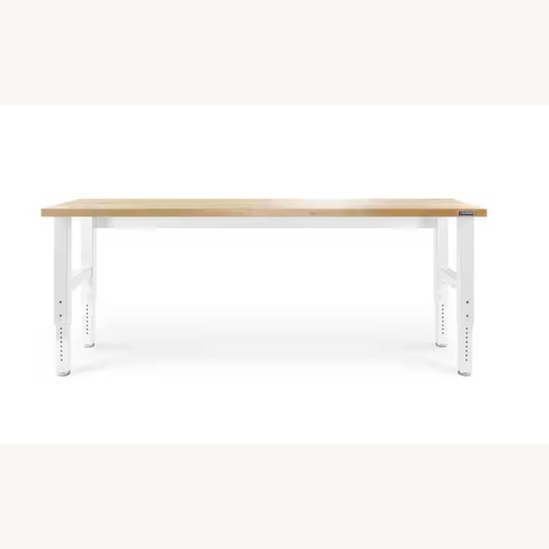 Used Home Depot Gladiator White Metal Desk for sale on AptDeco