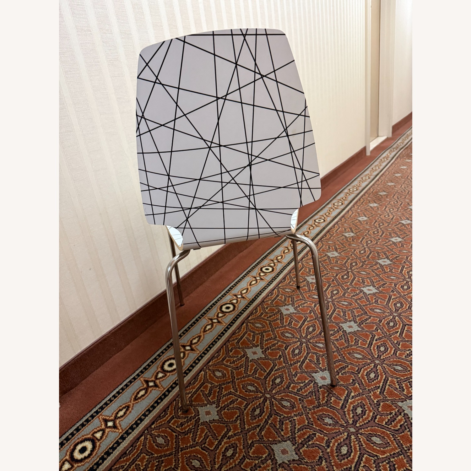 IKEA Vilmar White Wood Dining Chair - image-5