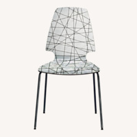 IKEA Vilmar White Wood Dining Chair