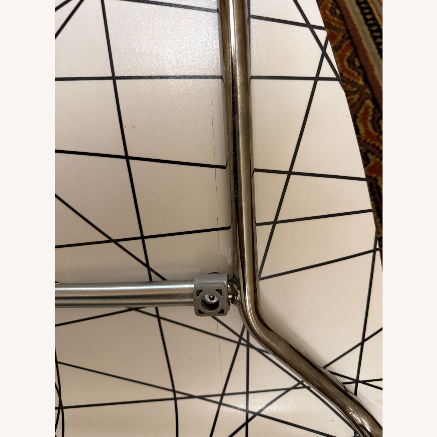 IKEA Vilmar White Wood Dining Chair - image-4