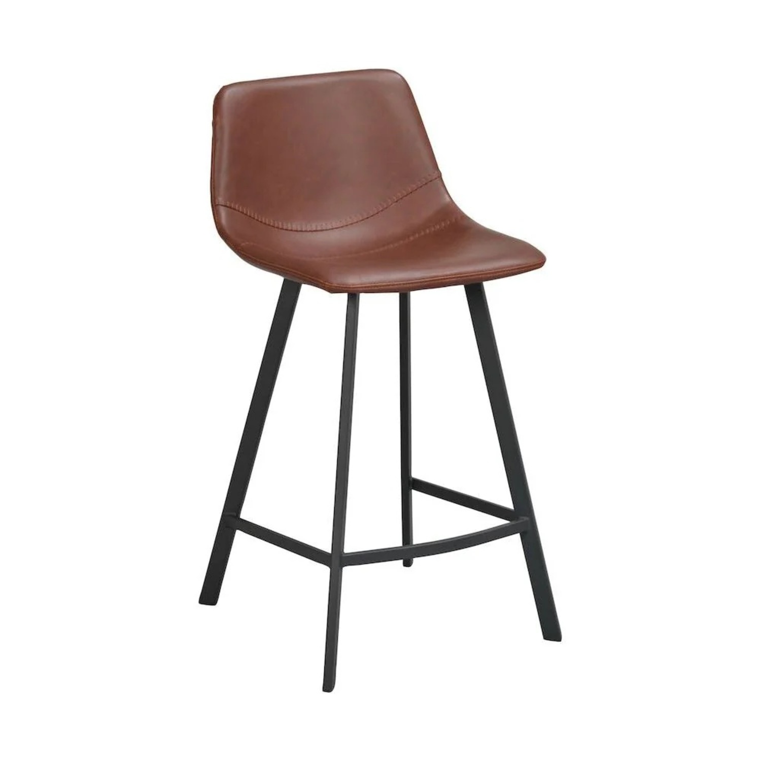 Wayfair Dark Brown Faux Leather Stools - image-4