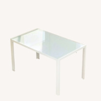Wayfair White Glass Dining Table