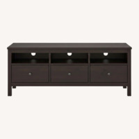 IKEA Hemnes Black Wood Media Storage