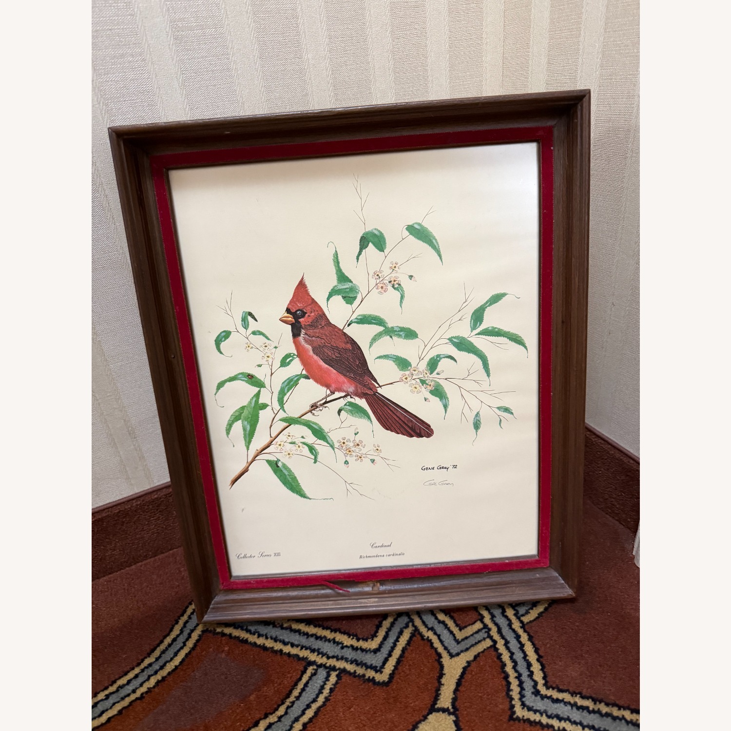 Original Print Cardinal by Gene Gray - image-1