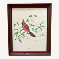 Original Print Cardinal by Gene Gray