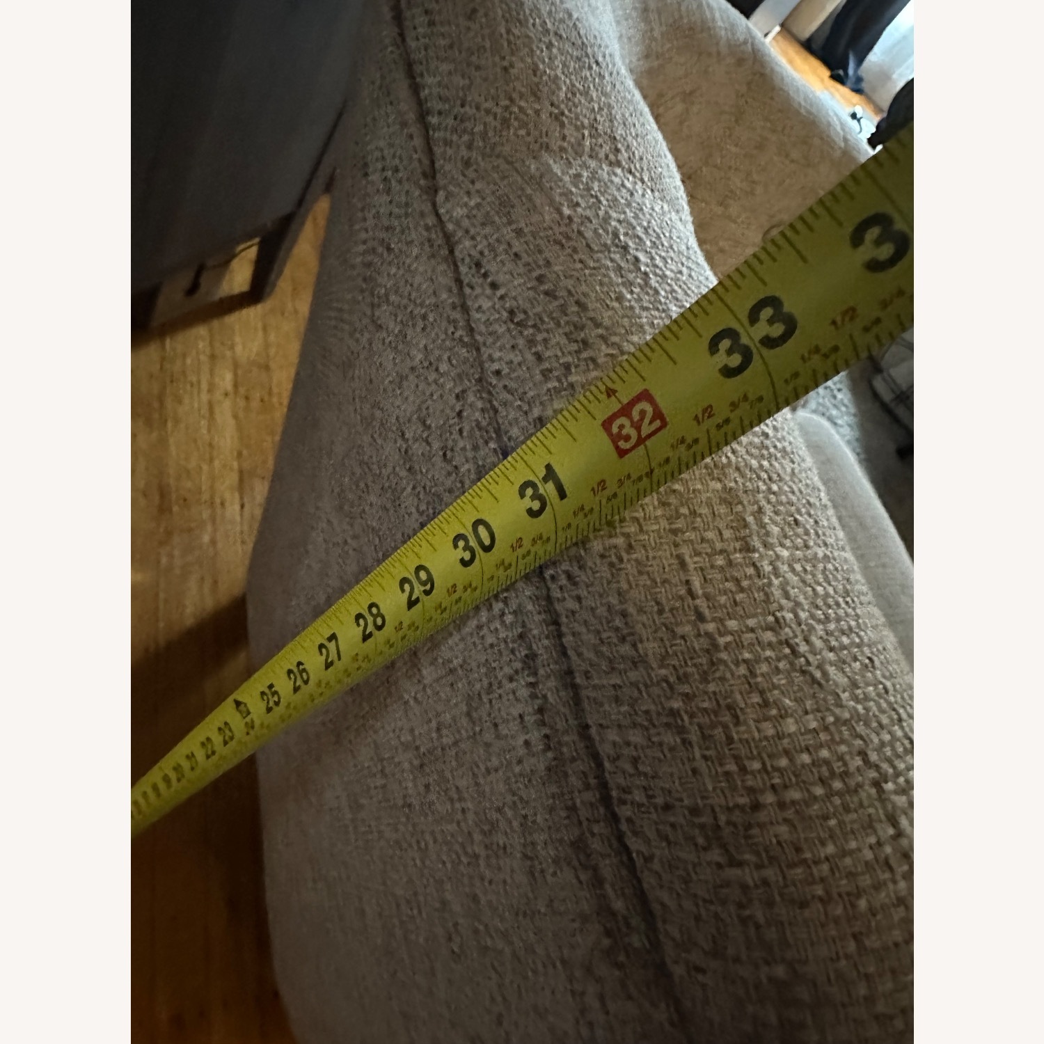 Gray Tufted Barrel Accent Chair - image-4