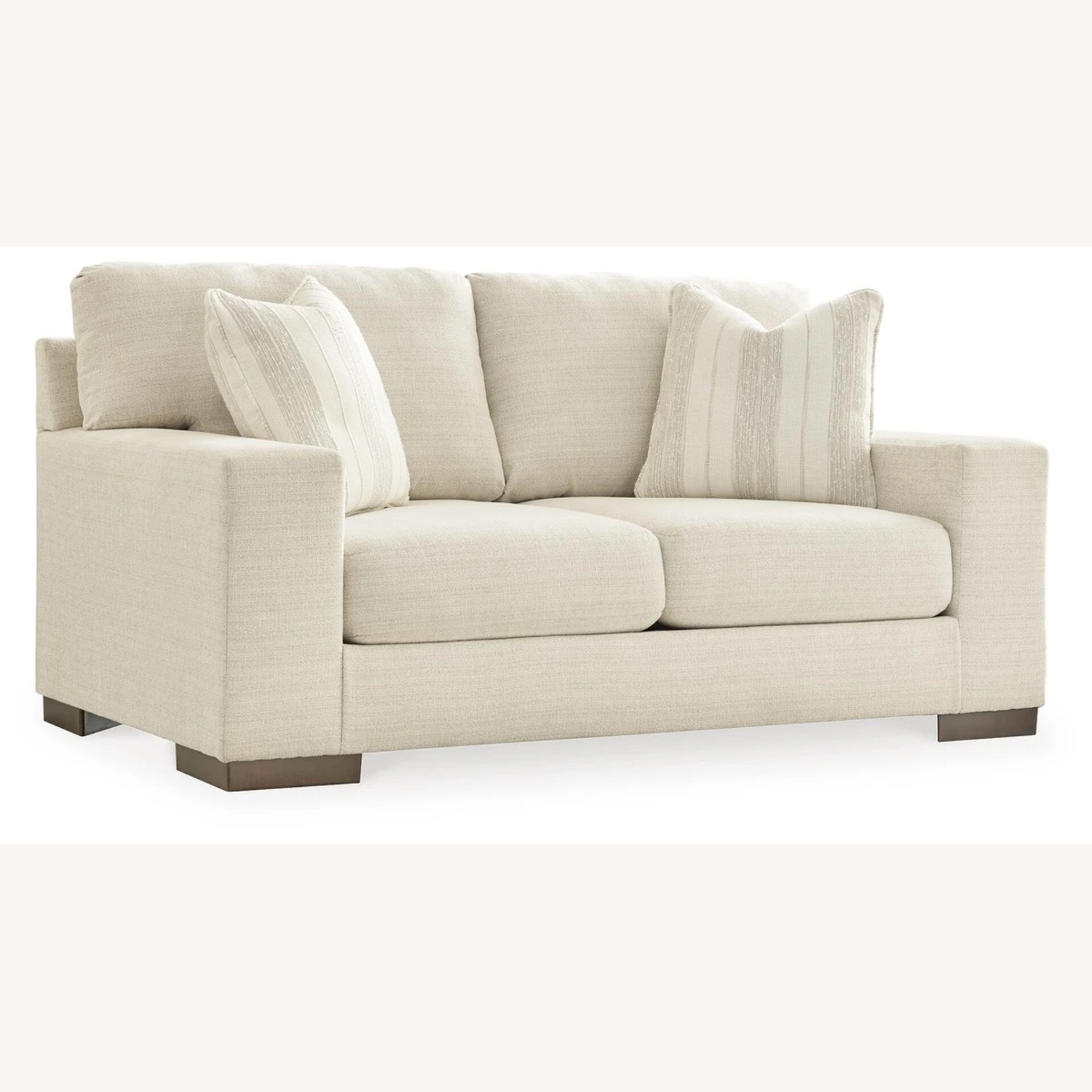 Ashley Furniture Natural Fabric 2 Seater Sofa - image-4