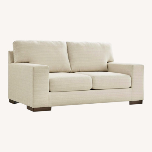 Used Ashley Furniture Natural Fabric 2 Seater Sofa for sale on AptDeco