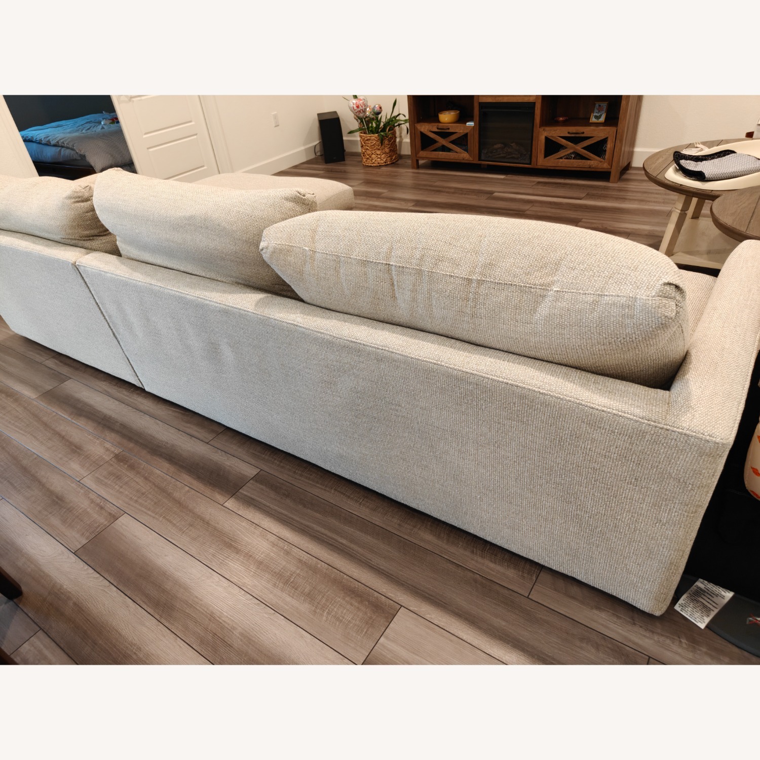 Crate & Barrel Lounge Natural Chaise Lounge - image-5