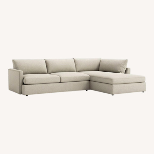 Used Crate & Barrel Lounge Natural Chaise Lounge for sale on AptDeco