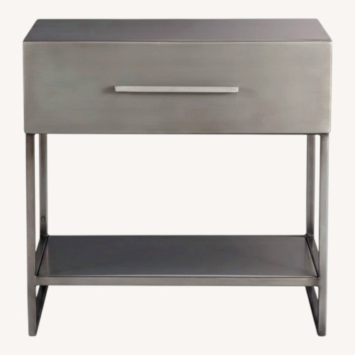 Used CB2 Proof Light Gray Nightstand for sale on AptDeco