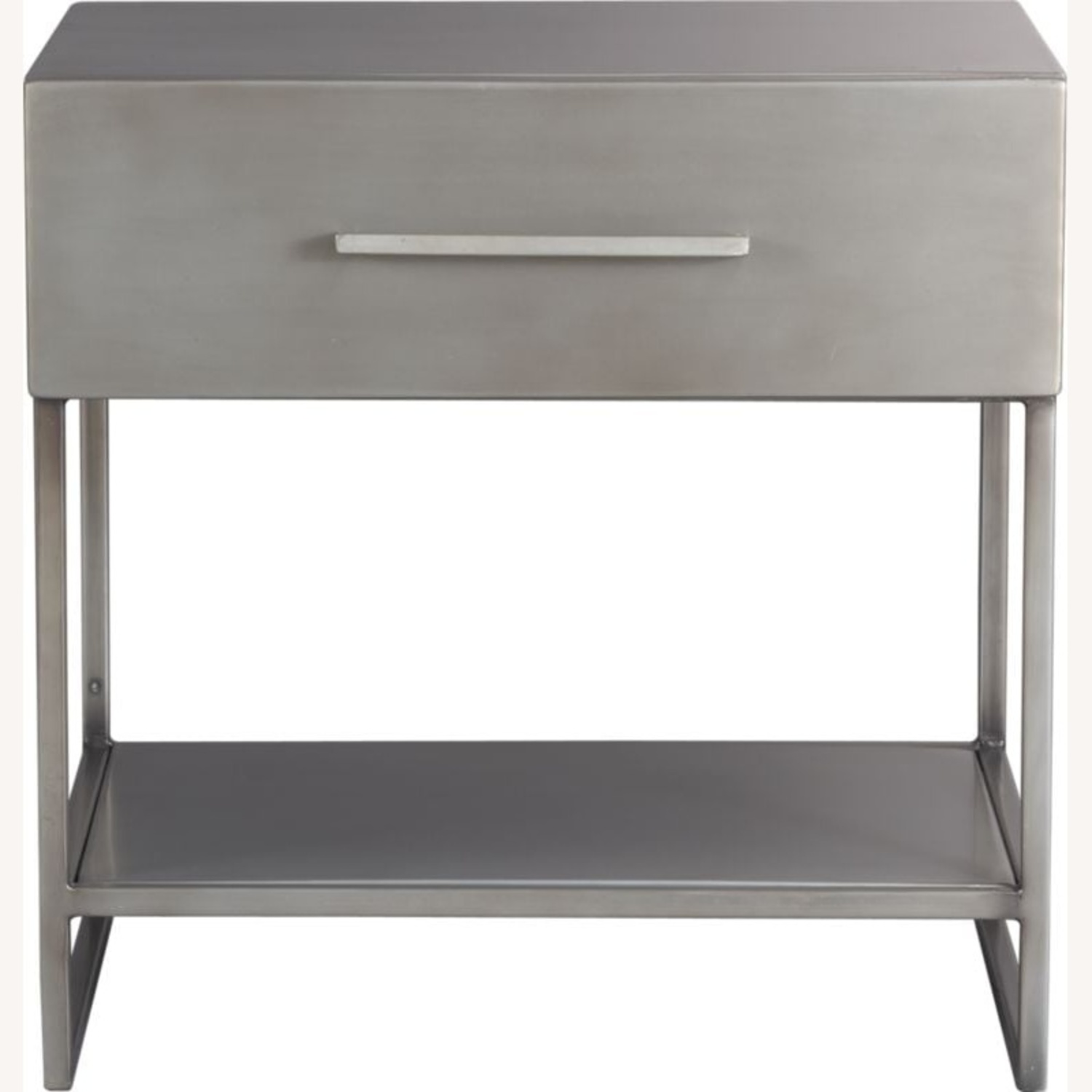 CB2 Proof Light Gray Nightstand - image-6