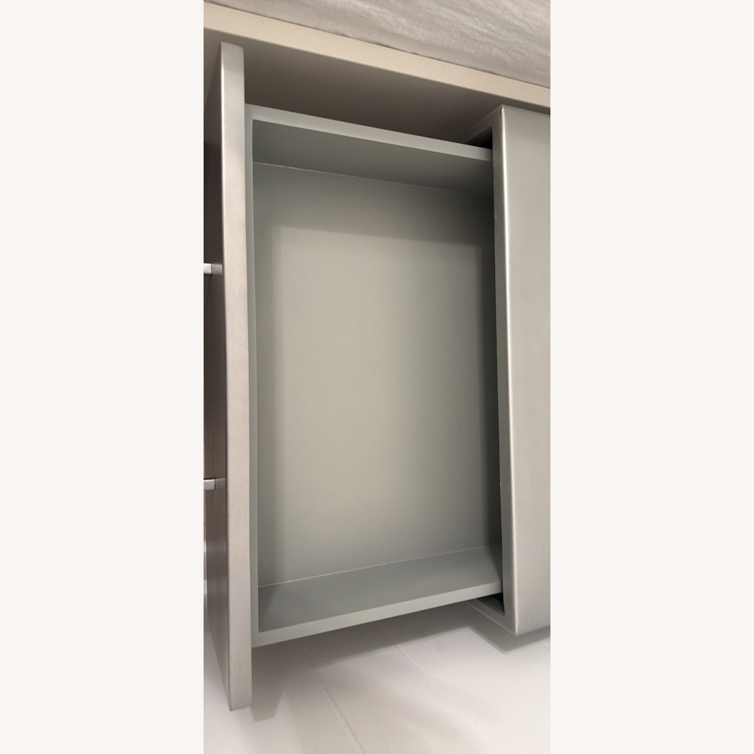 CB2 Proof Light Gray Nightstand - image-5