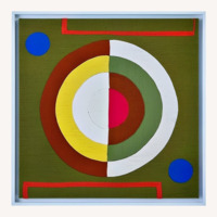 Jonathan Adler Bullseye Corded Wall Art