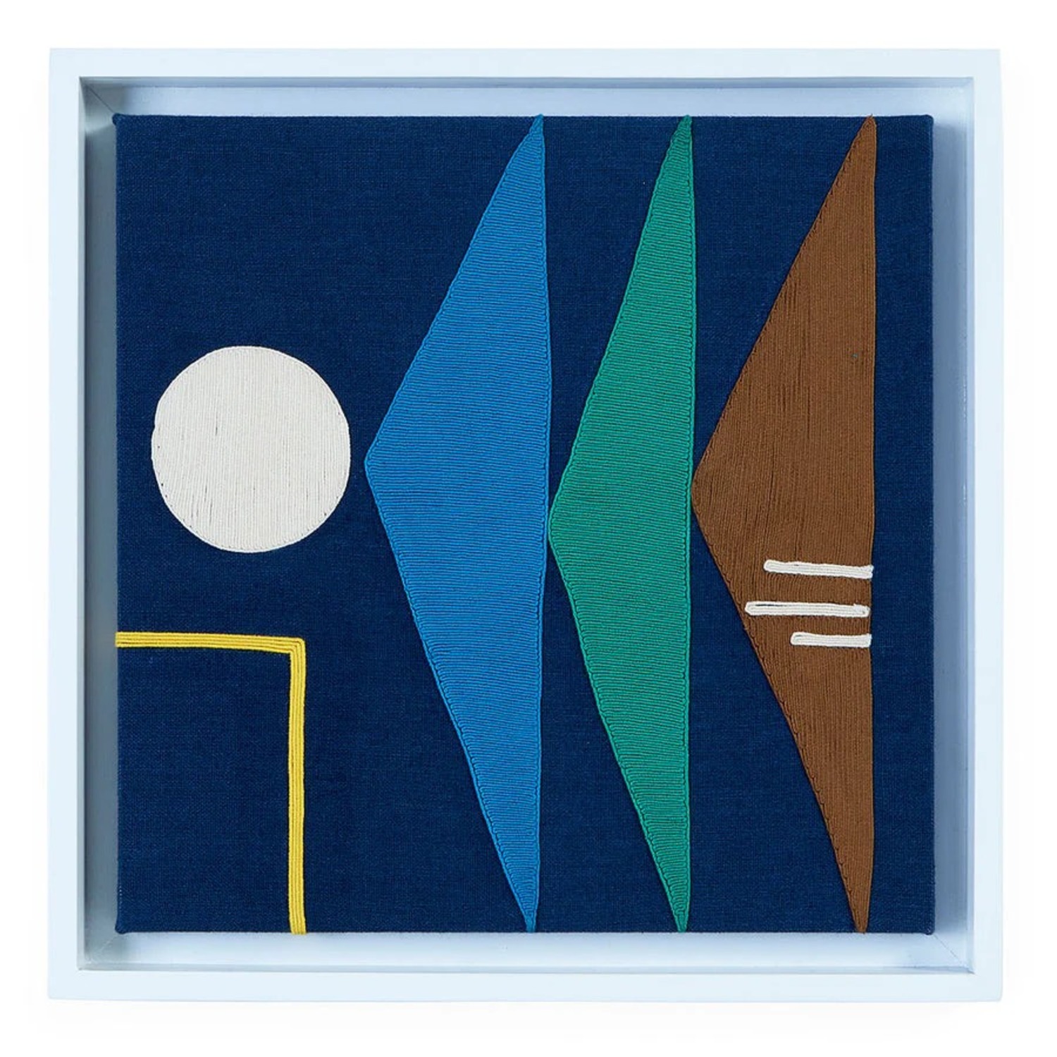 Jonathan Adler Monterey Triangles Corded Art - image-3