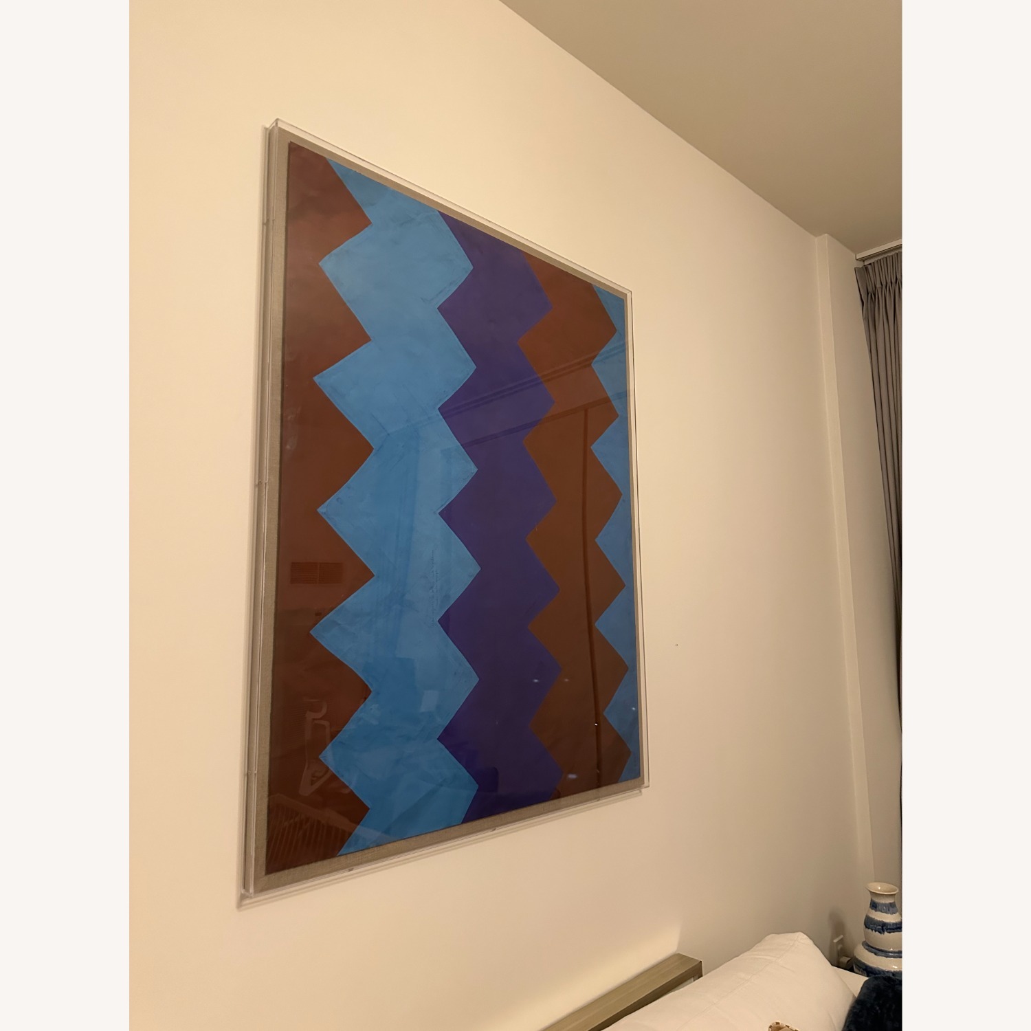 Paule Marrot Blue Brown Art Wall Art - image-3