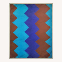 Paule Marrot Blue Brown Art Wall Art