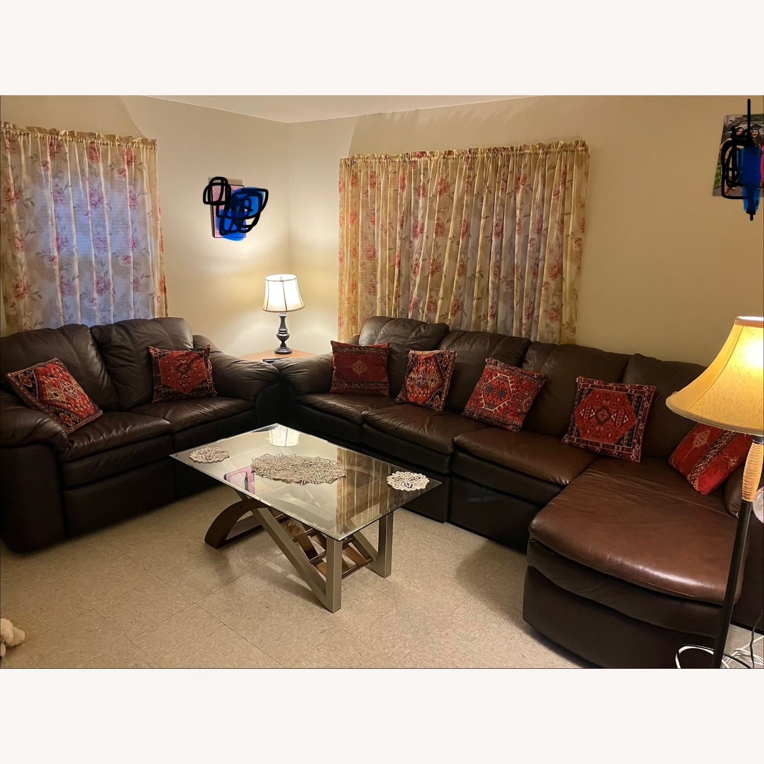 Leather Furniture South 3+ Piece Sectional - image-5