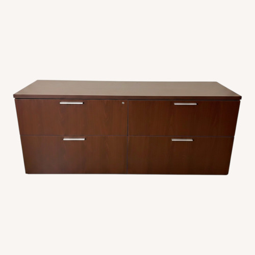 Used A&E Wood Designs Light Brown Dresser for sale on AptDeco