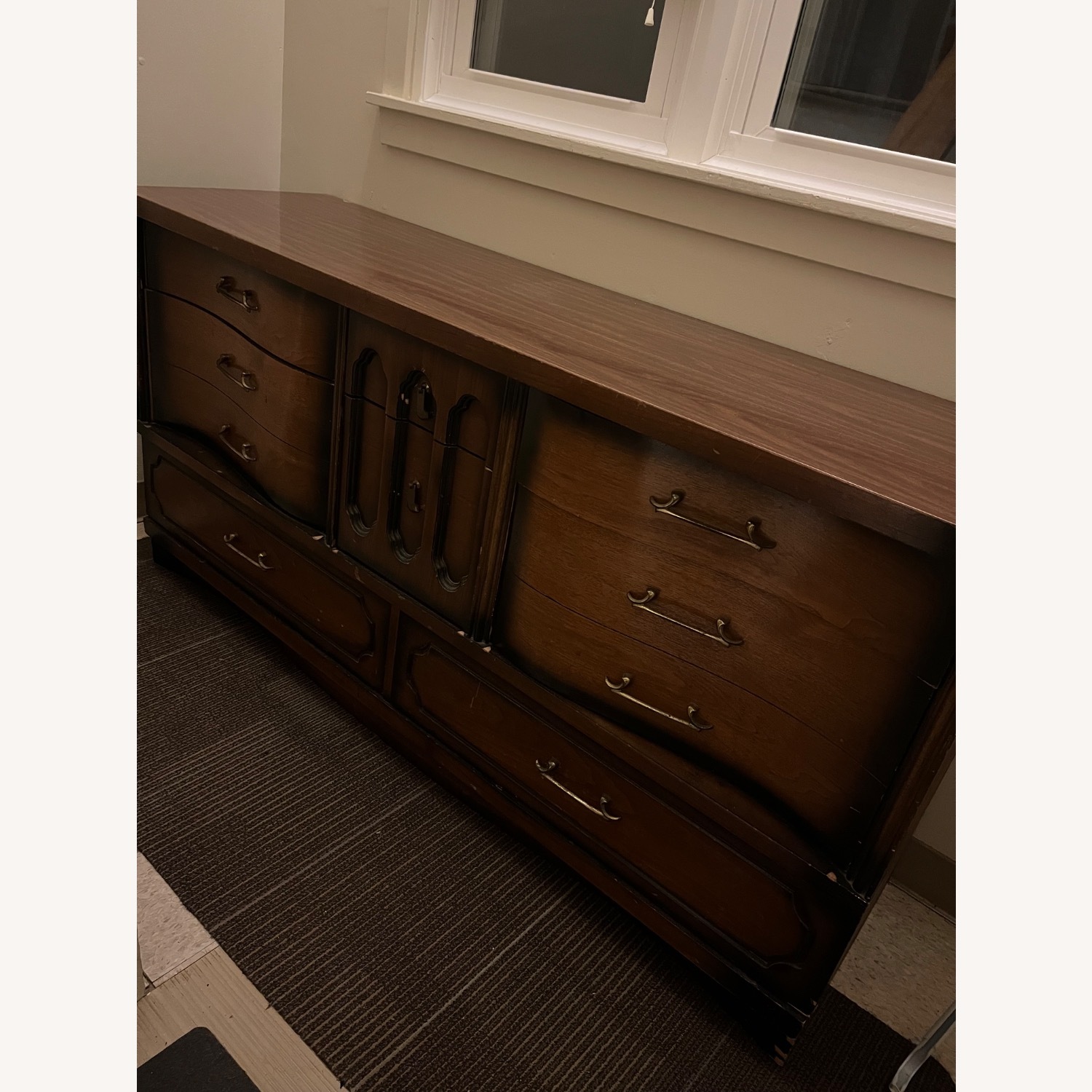 A&E Wood Designs Light Brown Dresser - image-2